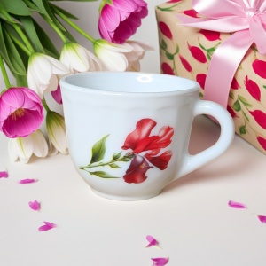 Set 6 cesti opal Sabrina red 220ml - Img 2