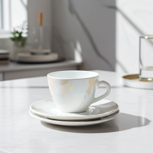 Set cafea din opal 12 piese Zentone - Img 3