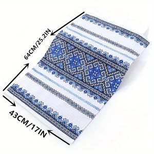 Set 12 prosoape bucatarie, bumbac, traditional, 40x65cm - Img 6