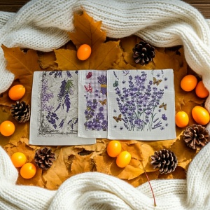 Set 12 prosoape, bucatarie, lavanda, 40x60cm, bumbac 100% - Img 2