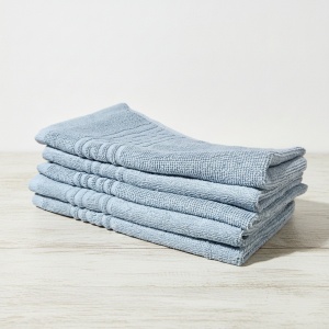 Set 12 Prosoape Bumbac Pieptanat, 30×50cm, 550gr/mp, Greek Border – Gri - Img 2