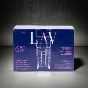 Set 6 pahare apa Lav Brit 356ml - Img 4