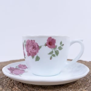 Set cafea din opal 12 piese Bujor - Img 1