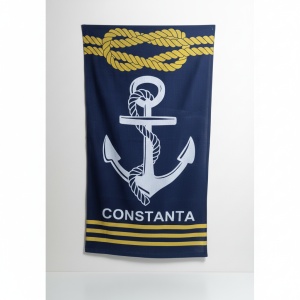 Prosop de plaja, uscare rapida Constanta 70 x 137 cm, 100% microfibra