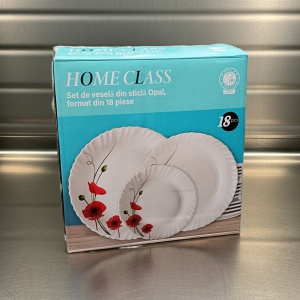 Serviciu masa din opal 18 piese Red Carnation - Img 2