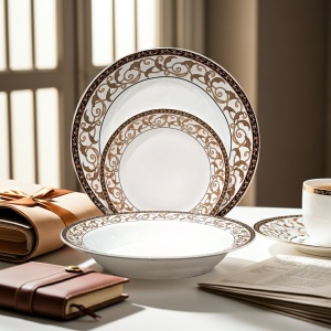 Serviciu masa din opal 18 piese Royale - Img 2
