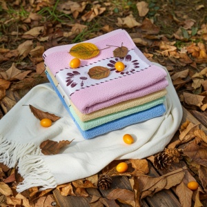 Set 10 prosoape parastase si inmormantari de fata, Margarete, color, 50x90, bumbac, 350G/M² - Img 2