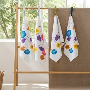 Set 20 prosoape, bucatarie, microfibra, 28x28cm, Bony