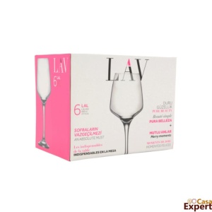 Set 6 pahare sampanie Lav 230 ml - Img 2