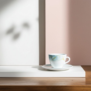 Set cafea din opal 12 piese Green - Img 2