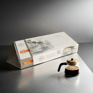 Set cafea din opal 12 piese Rozalin - Img 2