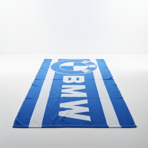 Prosop de plaja, uscare rapida Bmw 70 x 137 cm, 100% microfibra - Img 2