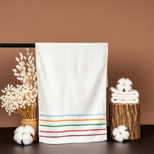 Set 10 prosoape parastase si inmormantari de fata, Rainbow, 50x90, bumbac, 350G/M² - Img 2