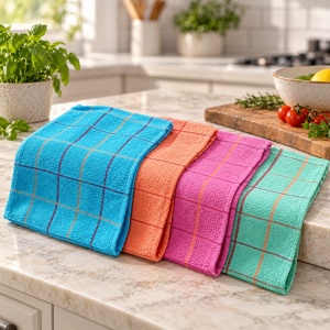 Set 20 prosoape, color, bucatarie, bumbac, 25x45cm