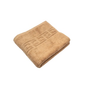 Prosop 50×90 cm Bumbac 550 gr/mp Greek Border Cappuccino