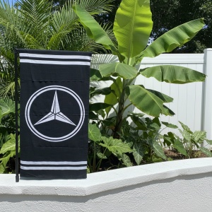 Prosop de plaja, uscare rapida Mercedes 70 x 137 cm, 100% microfibra - Img 2
