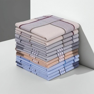 Set 12 batiste color parastase si inmormantari, 40x40cm, barbatesti, bumbac 100%