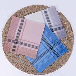 Set 12 batiste color parastase si inmormantari, barbatesti, 34x34cm, bumbac 100% - Img 2