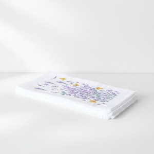 Set 20 prosoape, cocolino, lavanda, microfibra, 25x47cm