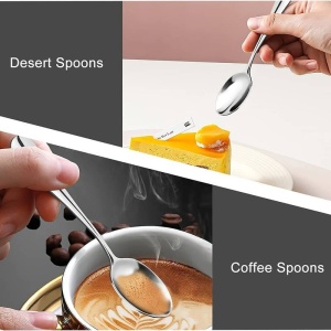 Lingurita desert, coada scurta, inox Becker - Img 4