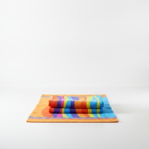 Prosop de plaja, uscare rapida Rainbow 70 x 137 cm, 100% microfibra - Img 2