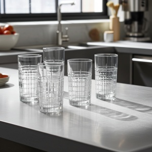 Set 6 pahare apa Lav Brit 356ml