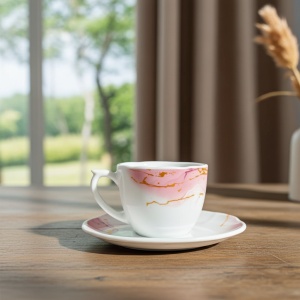 Set cafea din opal 12 piese Rozalin - Img 3