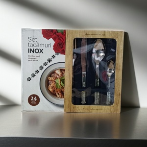 Set tacamuri inox 24 piese, Ana