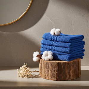 Set 12 prosoape albastre, bucatarie, 30×50, hoteliere, bumbac 100%, 550G/M², Greek