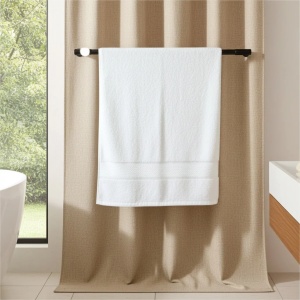 Set 5 Prosoape - albe, Bumbac 100%, - 50x90 cm. Ideale pentru Față și Mâini, Uscare Rapidă și Textură Pufoasă - 420g/mp - S84 - Img 2
