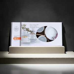 Set cafea din opal 12 piese Bujor - Img 4