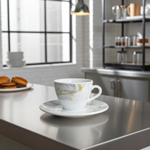 Set cafea din opal 12 piese Grey