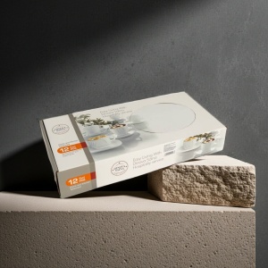Set cafea din opal, 12 piese, Spiral - Img 3
