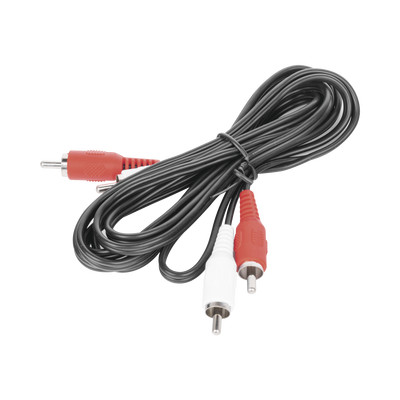 Cable RCA Macho a Macho Epcom Titanium, de 2 Metros de Longitud, 4 Plus,  para Aplicaciones de Audio y Video, Optimizado para HD