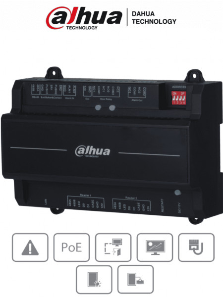 DHT0720016 DAHUA DAHUA DHI-ASC2202B(T) - Panel de Control de Acce