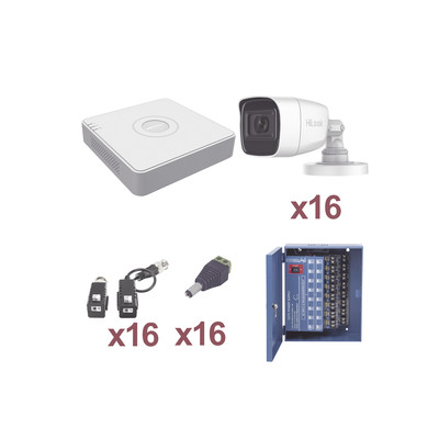 KH720P16EW HiLook by HIKVISION Kits- Sistemas Completos ; TurboHD