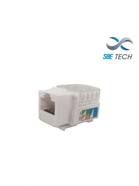SBT1610001 SBE TECH SBETECH JACKC6WT- Modulo jack keystone RJ45 /