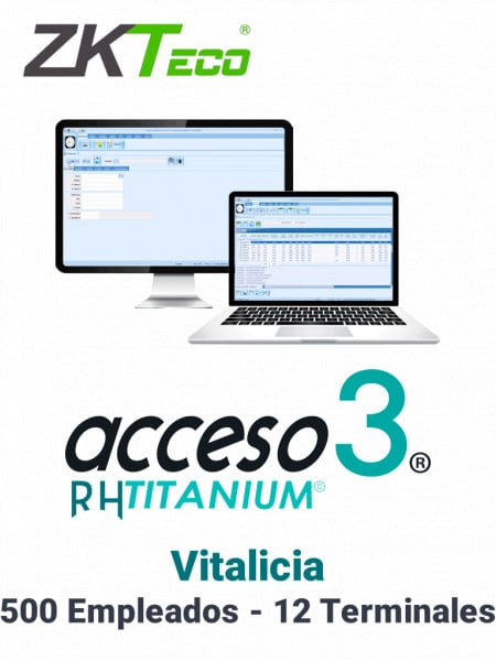 ZKA6020011 MARCAS VARIAS ZKACCESO TITANIUM2P - Licencia para cont