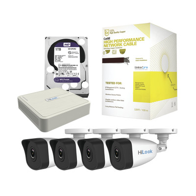 KHL4B1TB HiLook by HIKVISION Kits- Sistemas Completos ; IP Megapi