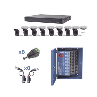 KEVTX8T8BW EPCOM Kits- Sistemas Completos ; TurboHD de 8 Canales