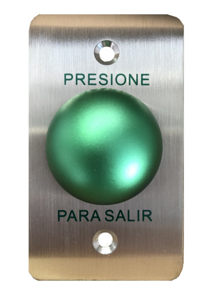 YLI475001 YLI YLI PBK818A - Boton de salida en acero inoxidable s