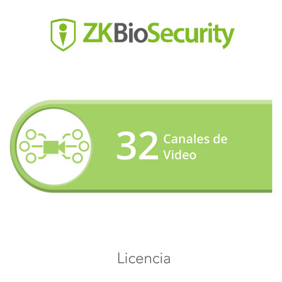 ZKBSVID32CH ZKTECO Software de Asistencia ; Control de Acceso ; Z