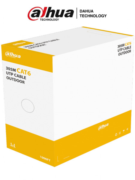 DHT2640010 DAHUA DAHUA PFM920-6U - Bobina de Cable UTP para Exter