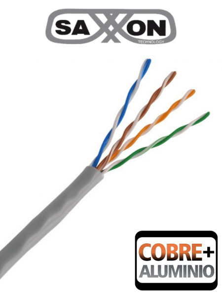 TVD119024 SAXXON SAXXON OUTP5ECCA100G- Bobina de Cable UTP Cat5e/