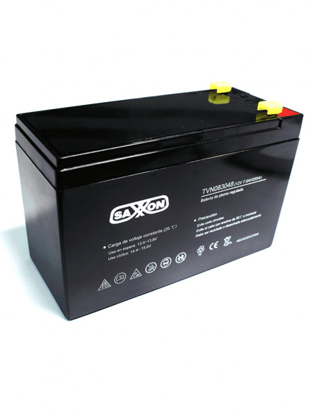 TVN083048 SAXXON SAXXON CBAT7AH - Bateria de respaldo de 12 volts