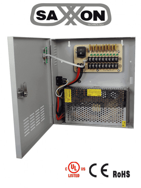 TVN400028 SAXXON SAXXON PSU1220-D9 - Fuente de Poder de 12 vcd/ 2
