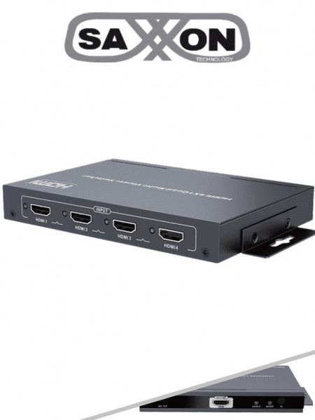 TVT017007 SAXXON SAXXON LKV401MS- Switch de Video HDMI Multivista