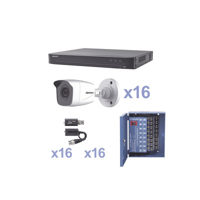 KEVTX8T16BW EPCOM Kits- Sistemas Completos ; TurboHD de 16 Canale