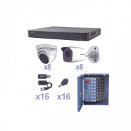KEVTX8T8B8EW EPCOM Kits- Sistemas Completos ; TurboHD de 16 Canal