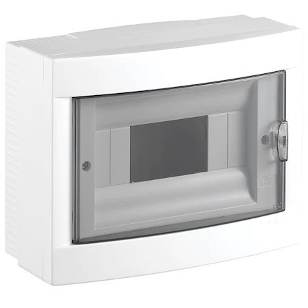 Tablou electric Viko VL-CS12.A, 1 rand x 12 module, Montaj aparent, Alb